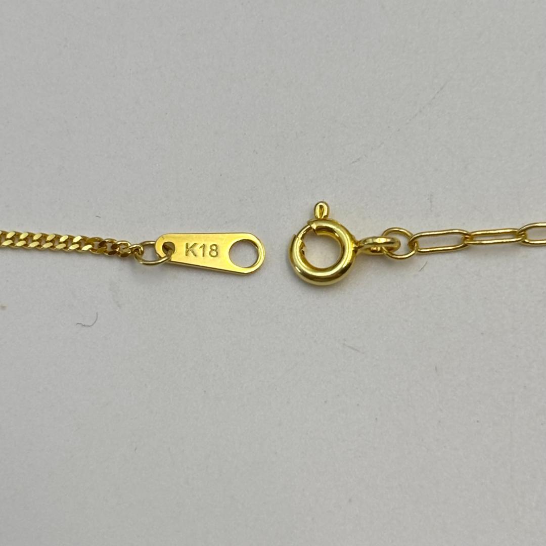 ⭐ 極美品 ✨K18金 チェーンネックレス 1.8g
