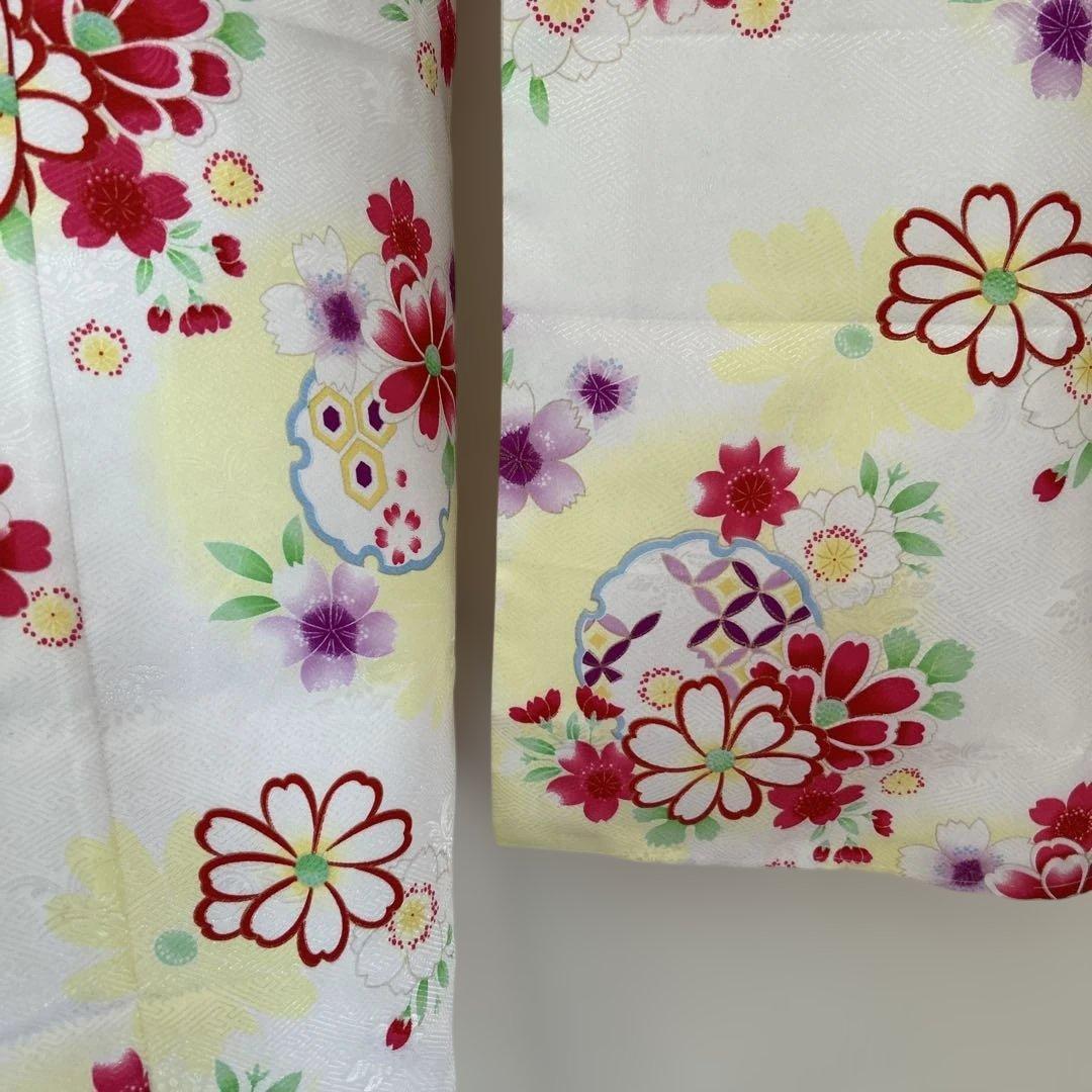 七五三7歳 女の子 お着物セット ホワイト希少