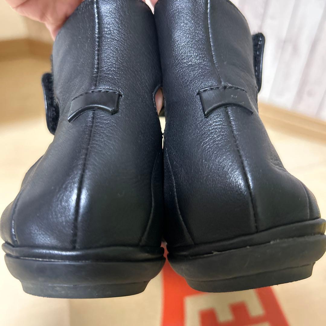 【美品】CAMPER カンペール　黒　BLACK フラットシューズ　ライトニナ③