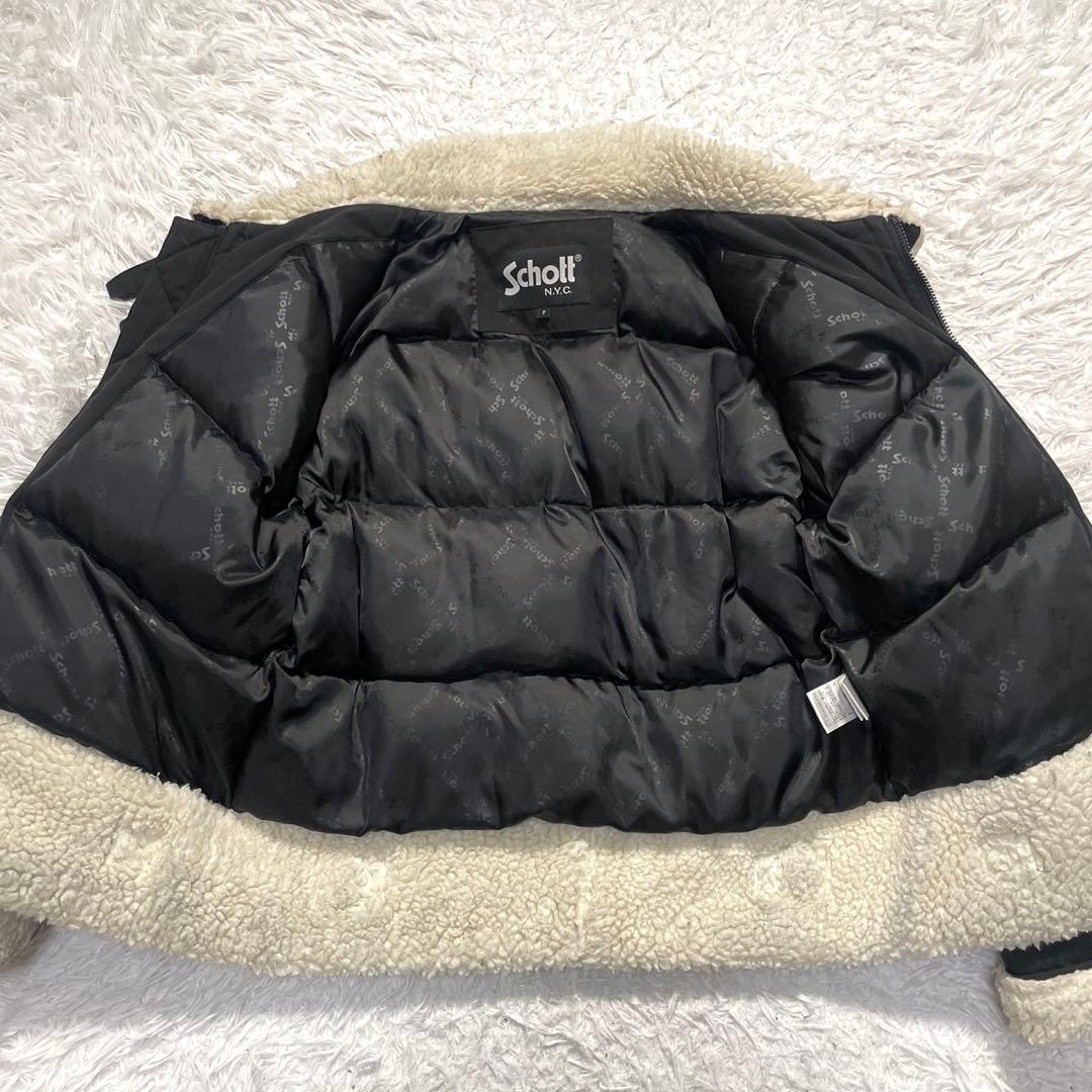 【希少】schott × JEANASIS 別注 B-3 フライトジャケット 黒