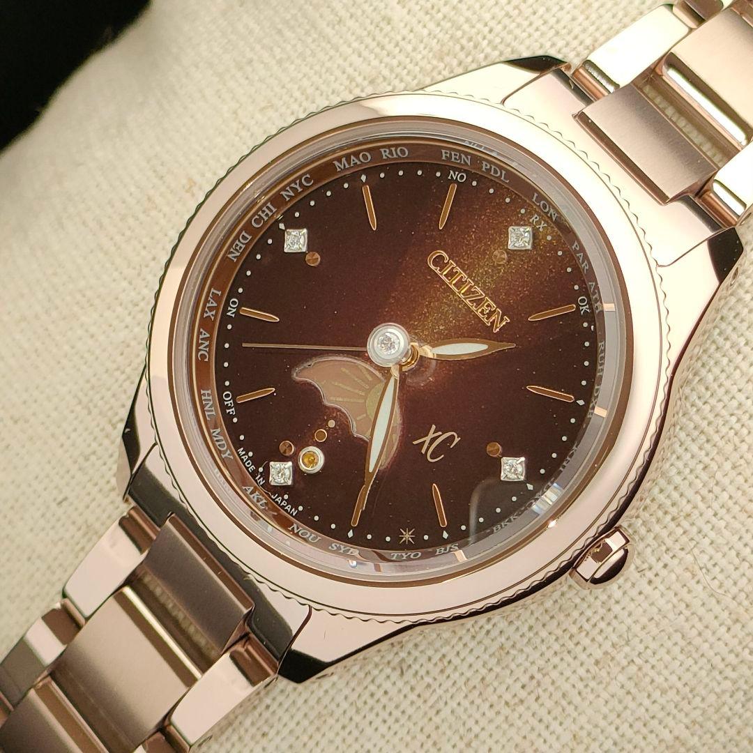 ◆限定◆極美品 CITIZEN XC/ クロスシー 砂時計 電波時計( ルキア