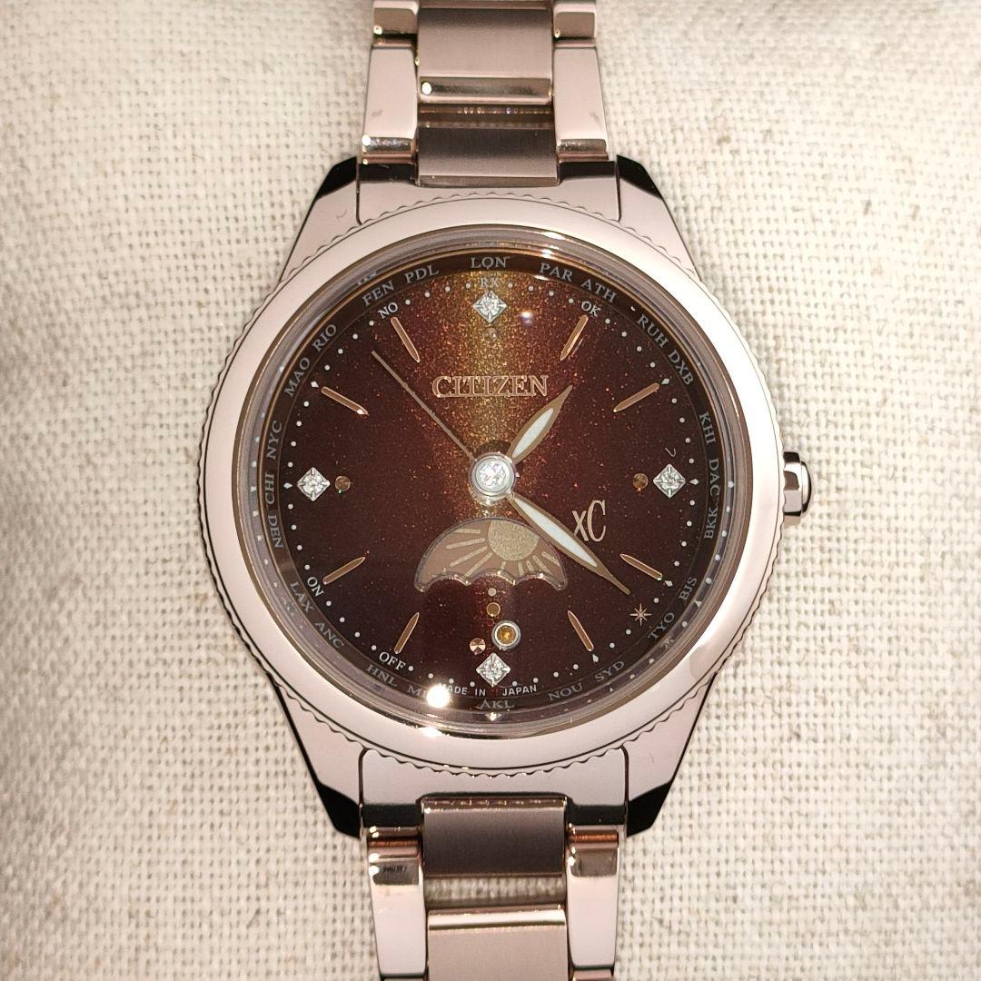 ◆限定◆極美品 CITIZEN XC/ クロスシー 砂時計 電波時計( ルキア