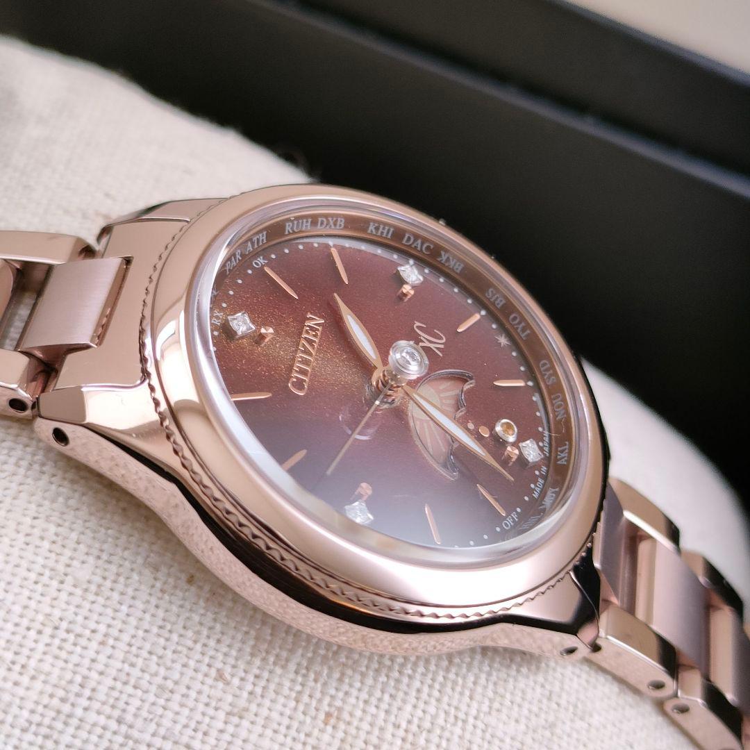 ◆限定◆極美品 CITIZEN XC/ クロスシー 砂時計 電波時計( ルキア