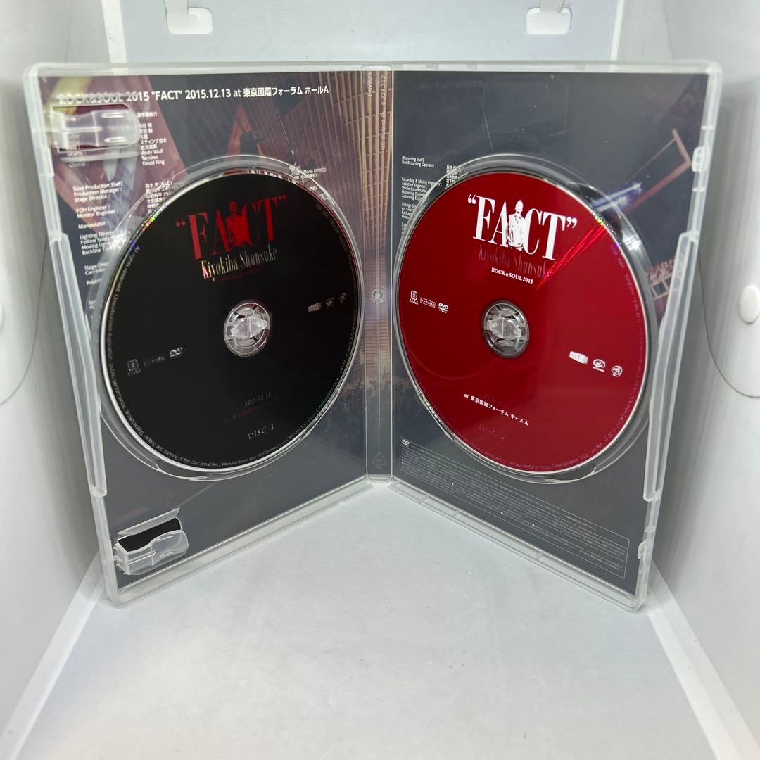 DVD2枚組 清木場俊介 ROCK&SOUL 2015 FACT 国際フォーラム