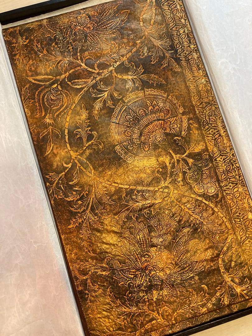 帯30＊袋帯＊漆織＊超豪華更紗文様＊漆工芸作家＊金森一博＊逸品