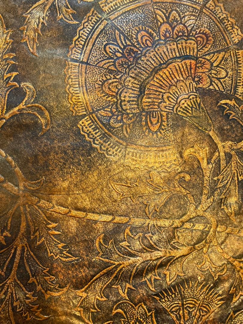 帯30＊袋帯＊漆織＊超豪華更紗文様＊漆工芸作家＊金森一博＊逸品