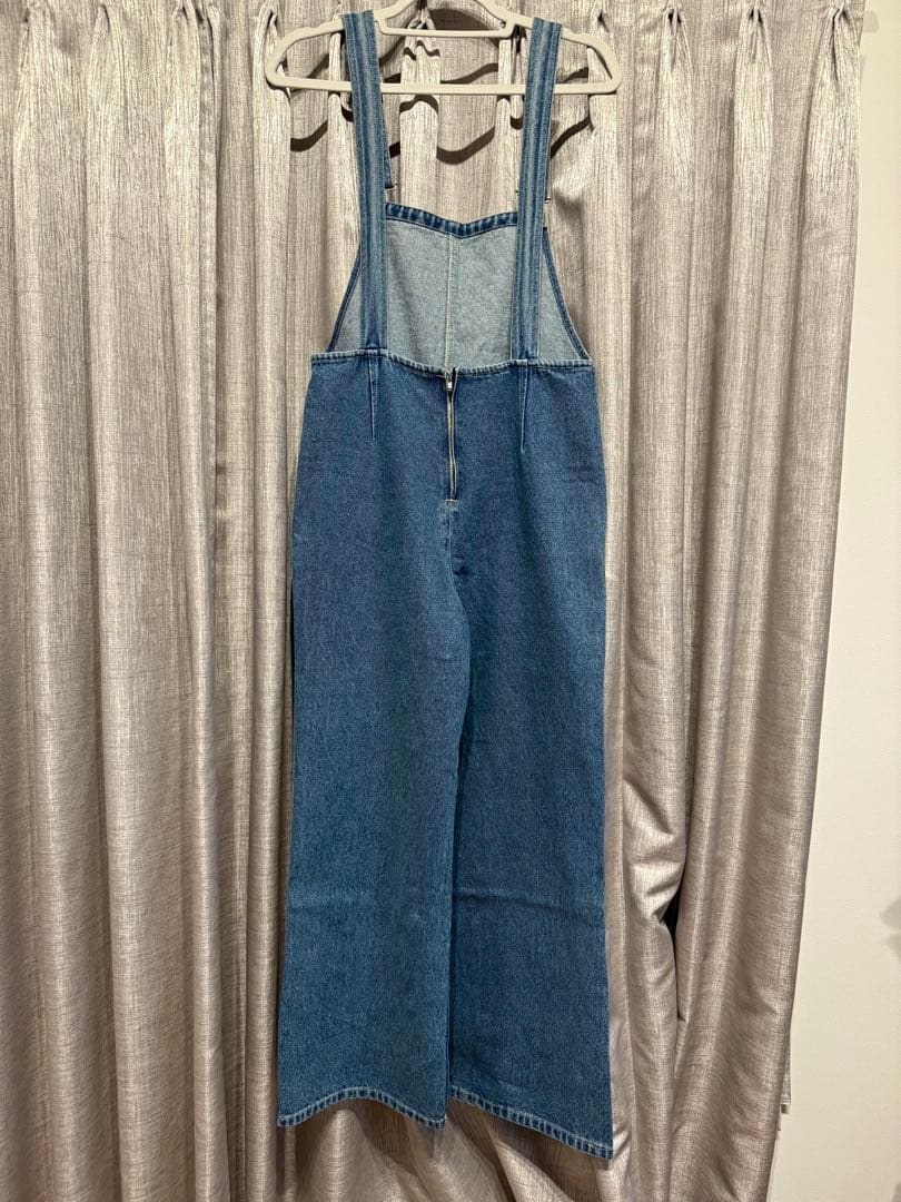 【新品タグ付き】trefle+1 トレフルワンプラス　デニムサロペット 01