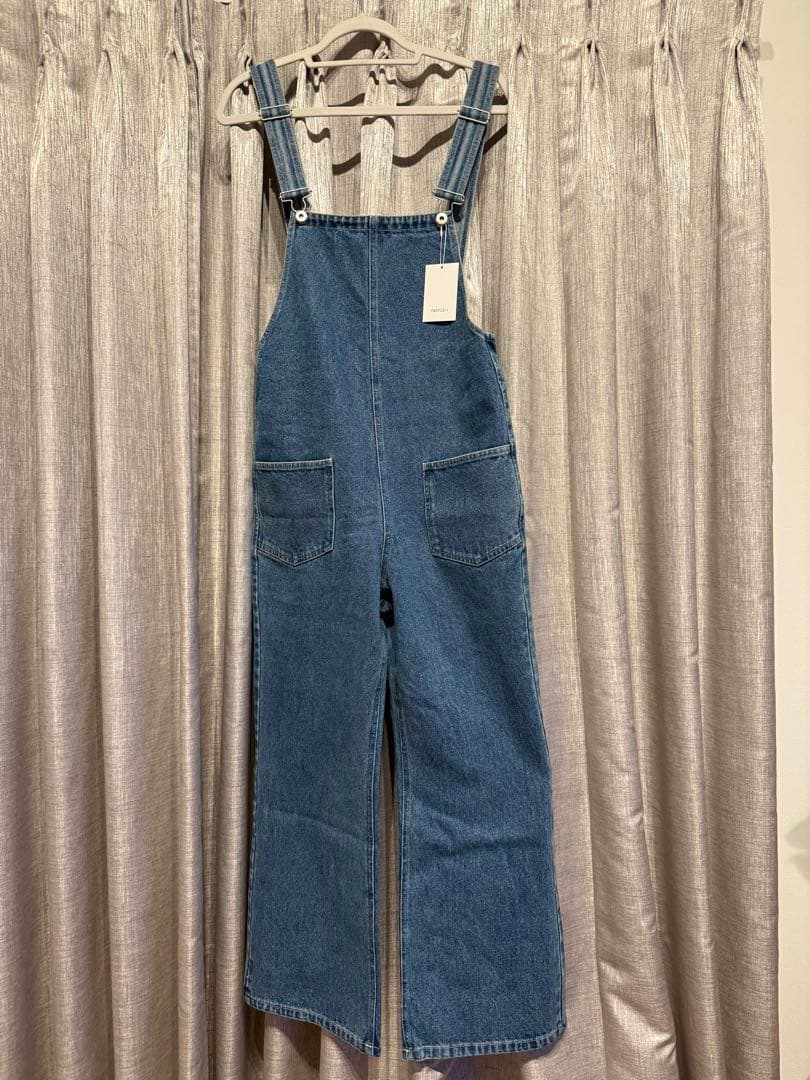 【新品タグ付き】trefle+1 トレフルワンプラス　デニムサロペット 01