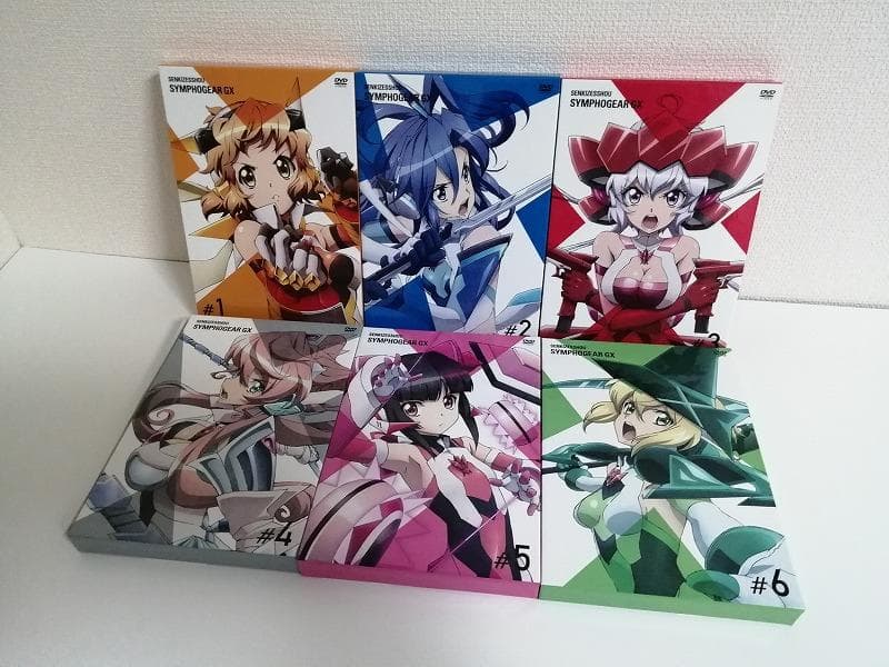 戦姫絶唱シンフォギアGX　初回限定版　DVD　全6巻セット
