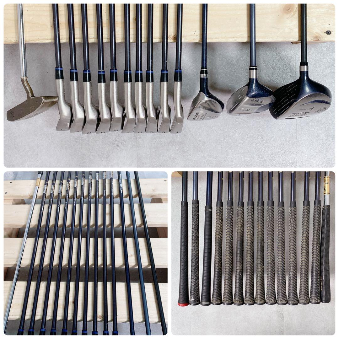 T119 ダンロップ 他 ゴルフクラブ メンズ フルセット ユーティリティ 練習