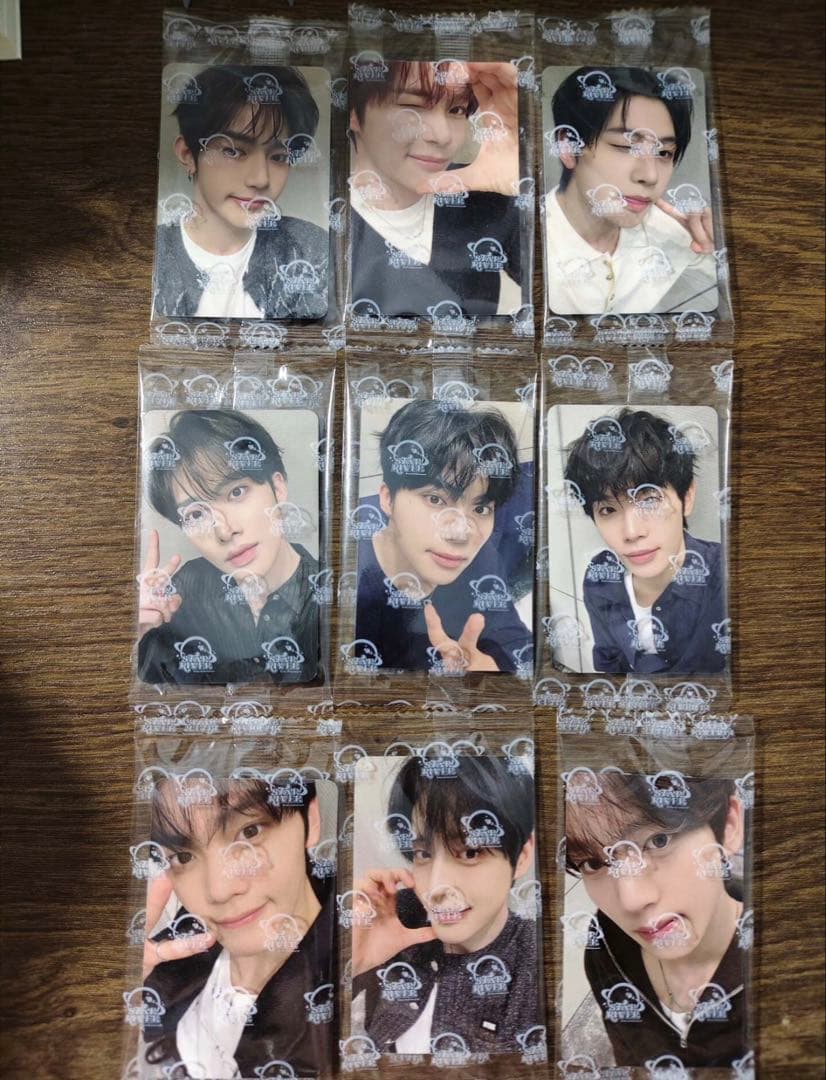 zb1 star 中国 上海 当選者限定 特典トレカ 9枚セット