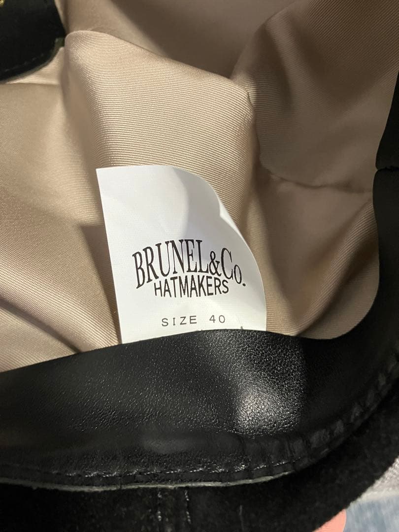 BRUNEL & CO. KLOOTCH レザーキャスケット　40