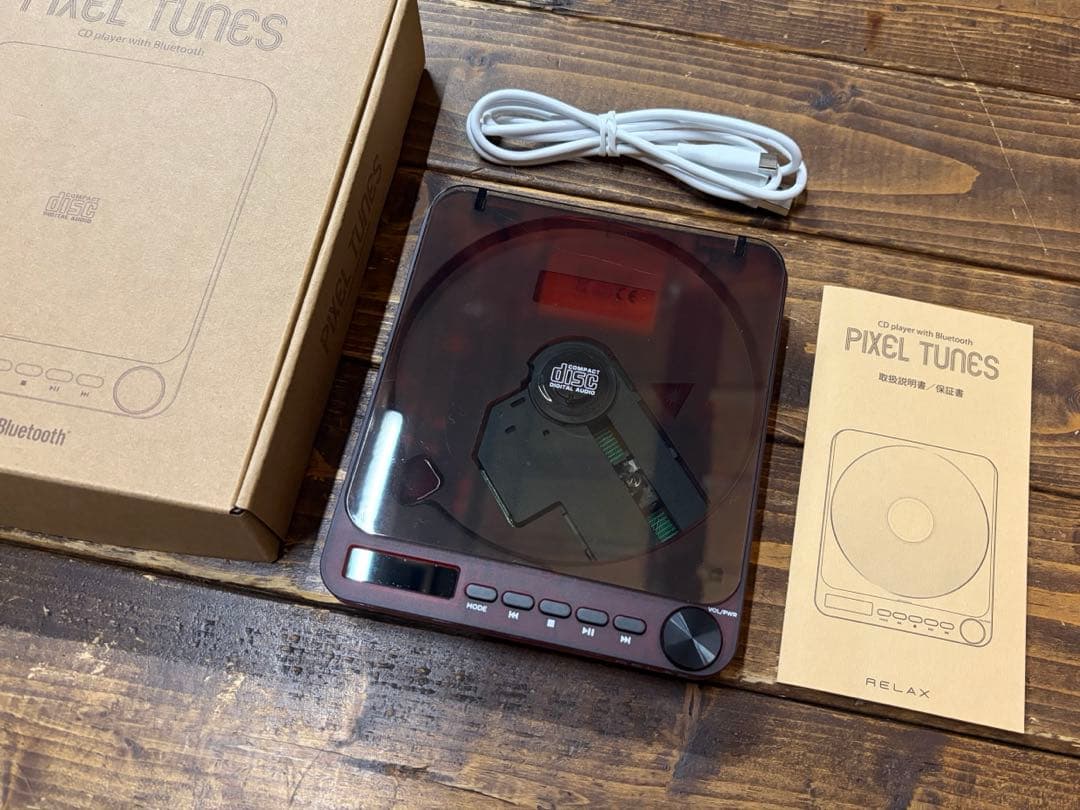 【未使用に近い】RELAX Pixel Tunes CDプレーヤー
