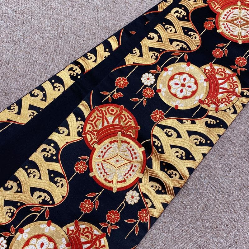 505ag67,小物類,楽々衿,半衿,草履バッグ等◎七五三 七歳 着物&袋帯