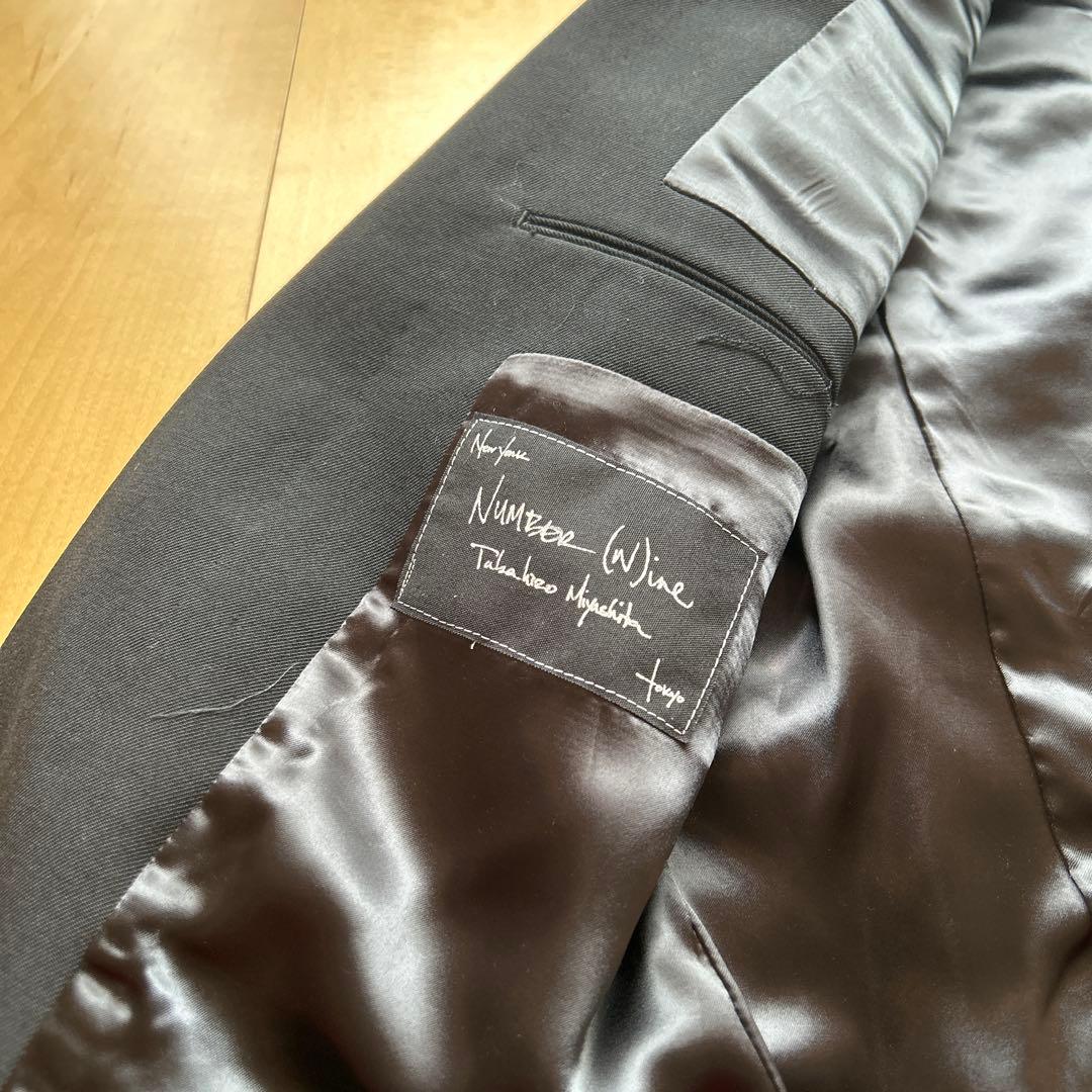 ナンバーナイン　テーラードジャケット　サイズ4 ブラック