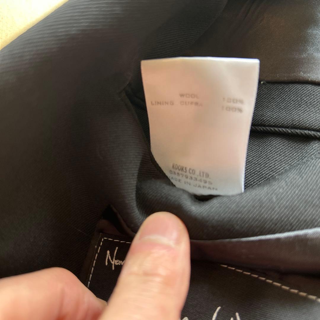 ナンバーナイン　テーラードジャケット　サイズ4 ブラック