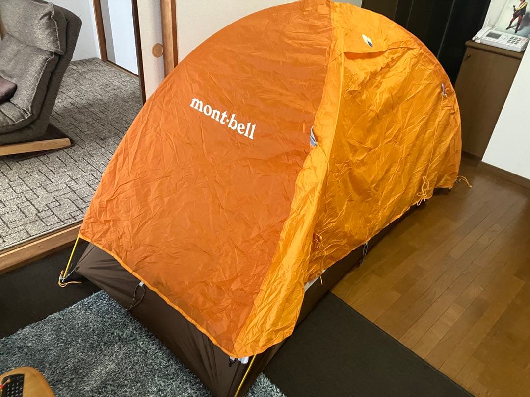 mont-bell クロノスドーム1テント オレンジ