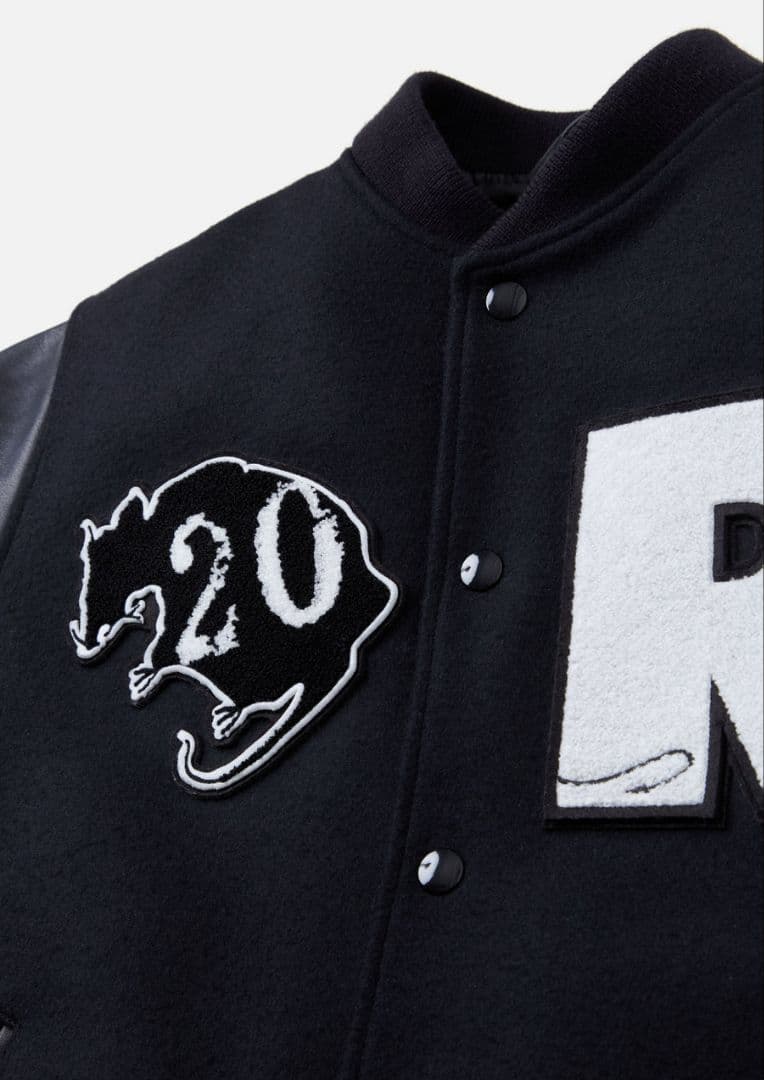 LEATHER X MELTON COMBINATION JACKET　木村拓哉