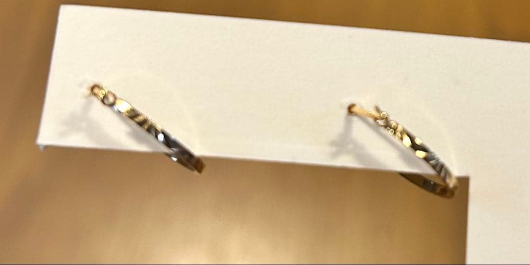 ete クレールカット　ピアス　k10 両耳用