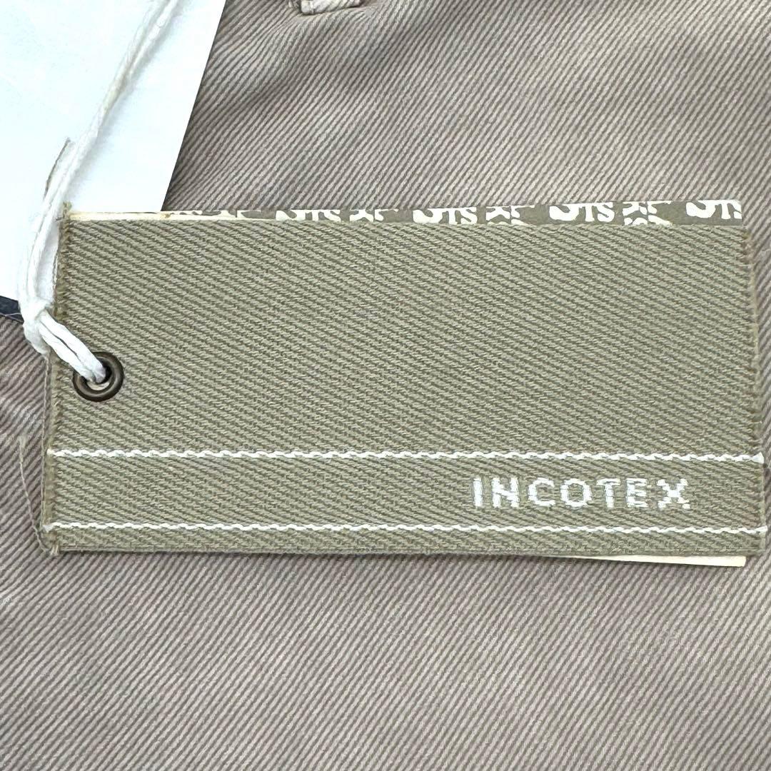 未使用品　インコテックス　ベージュ スリムフィット　チノパン タグ付　w30 ￼