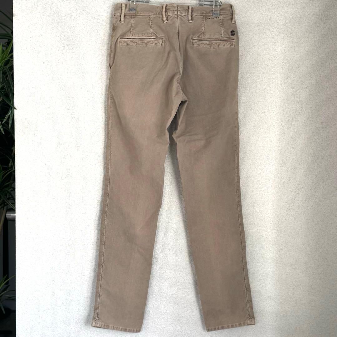 未使用品　インコテックス　ベージュ スリムフィット　チノパン タグ付　w30 ￼