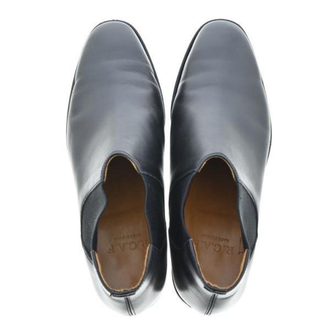 【新品同様】ビームスF R.C.A.F カーフ ショートサイドゴア ブーツ