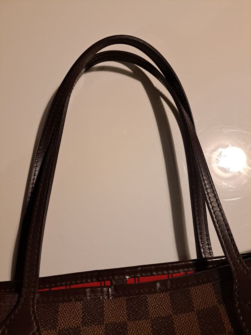 ルイヴィトン　ダミエ　 ブラウンショルダーバッグ　ネバーフル