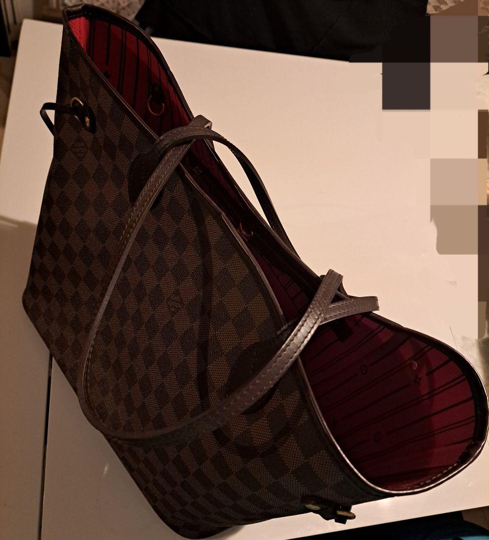 ルイヴィトン　ダミエ　 ブラウンショルダーバッグ　ネバーフル