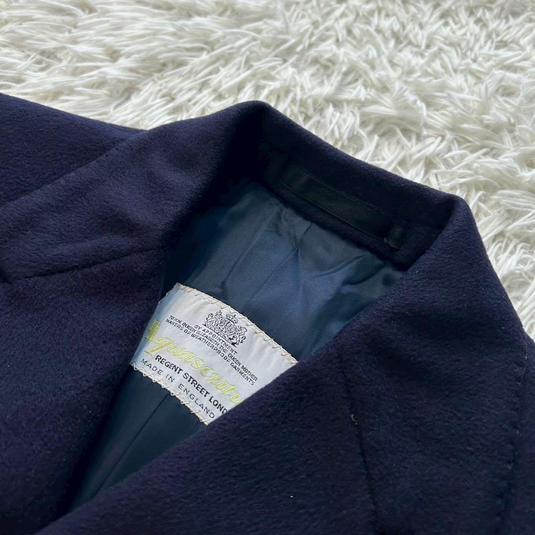 ✨ ルー  ✨ アクアスキュータム カシミヤ100% チェスターコート