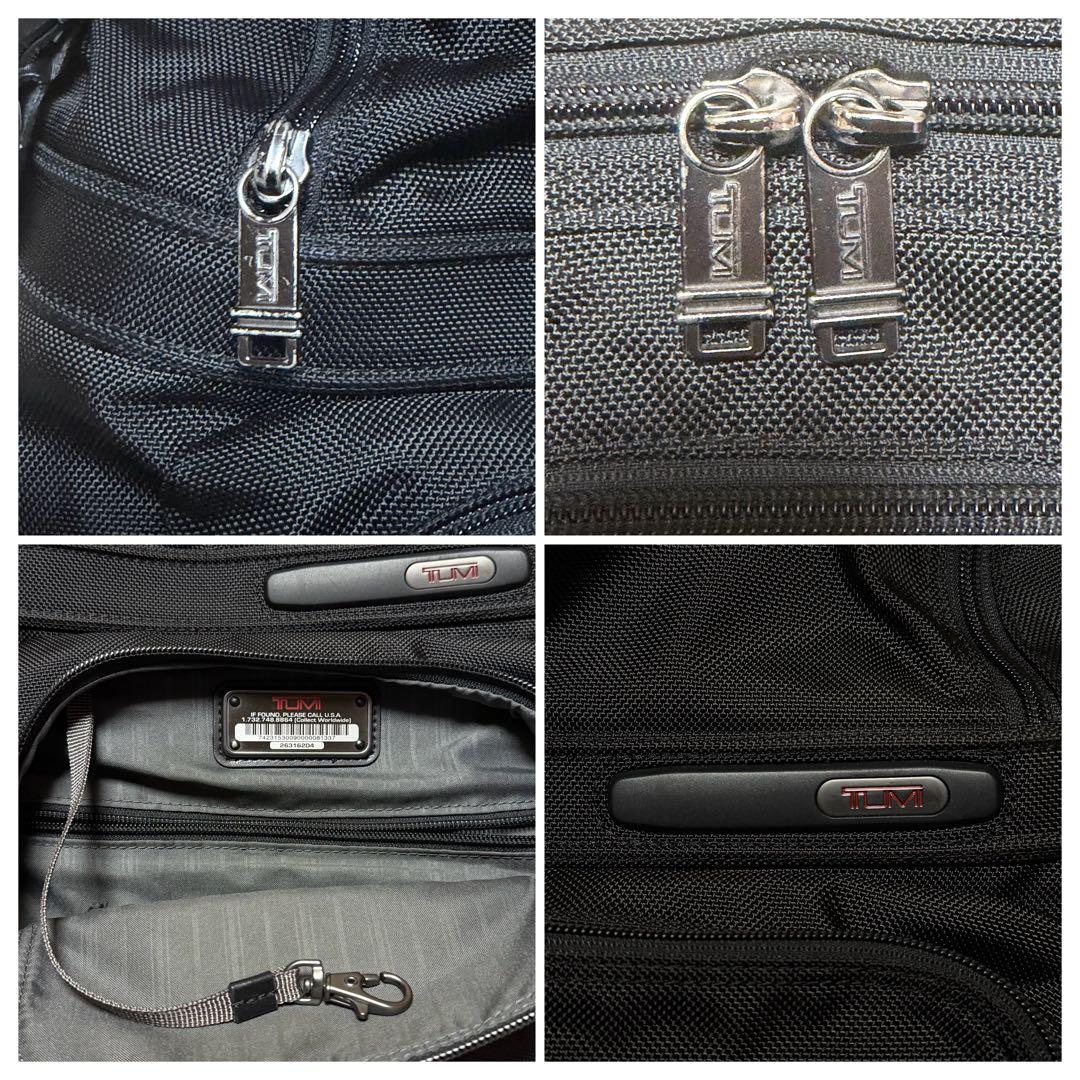 美品 TUMI 263162D4 リュック バックパック ブラック 正規品