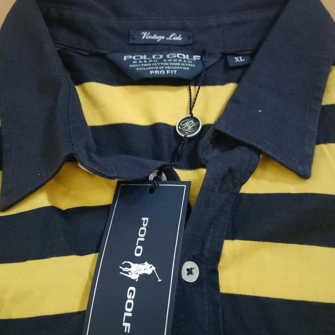 新品 未使用 Polo Golf 大きいサイズXLサイズ ストライプポロシャツ