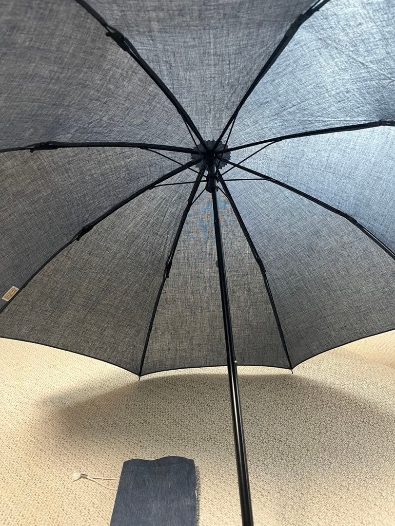 日傘　中川政七商店　デニムブルー