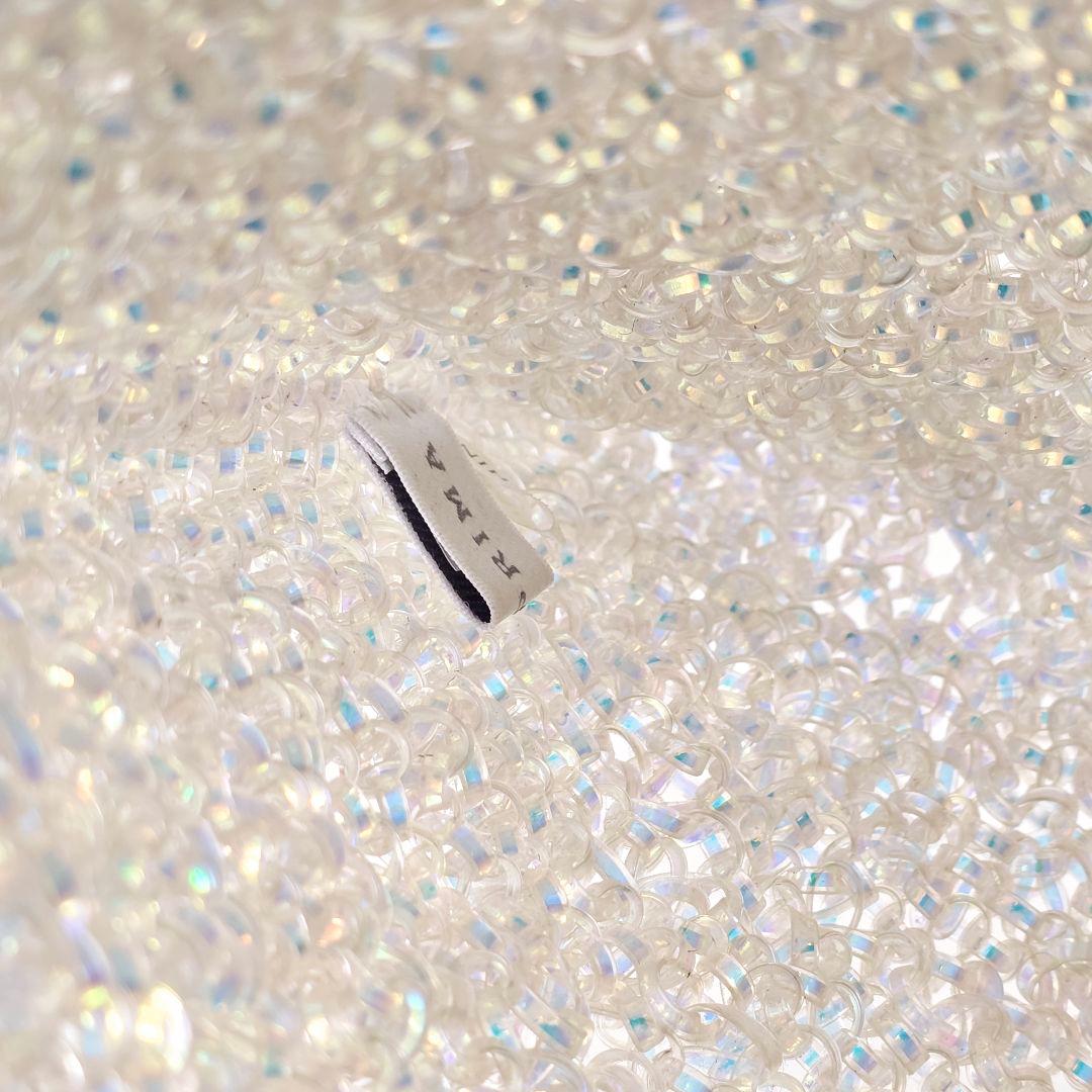 さっちゃん様✨アンテプリマ ラージ ステッラ ホワイト オーロラ チェーン付き