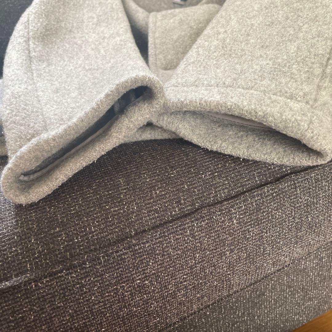 ダントン　 ウールモッサ　ノーカラーコート　36