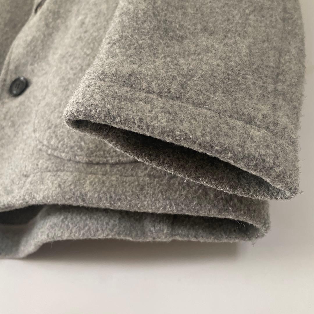 ダントン　 ウールモッサ　ノーカラーコート　36