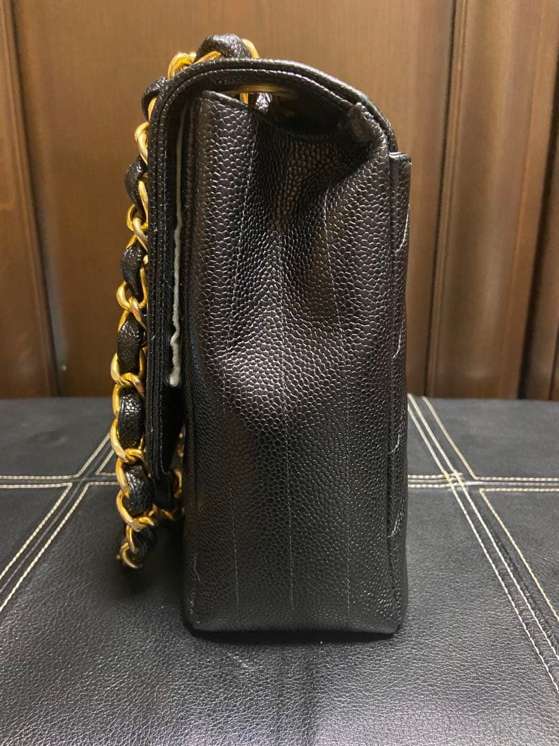 ジャーニー　シャネル CHANEL バイアスステッチ バッグキャビアスキン