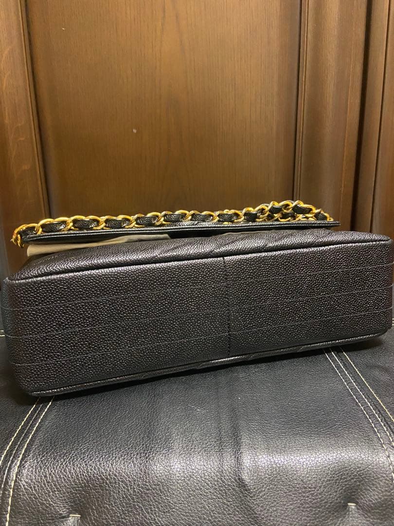 ジャーニー　シャネル CHANEL バイアスステッチ バッグキャビアスキン