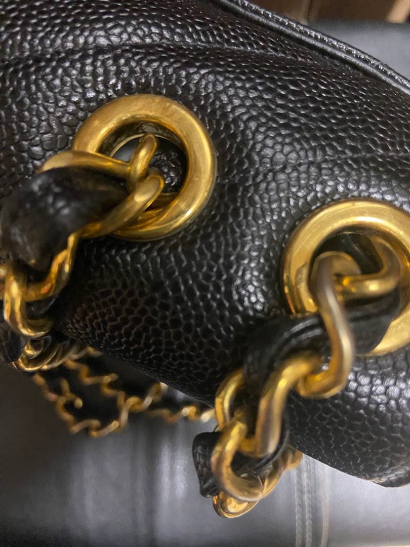 ジャーニー　シャネル CHANEL バイアスステッチ バッグキャビアスキン