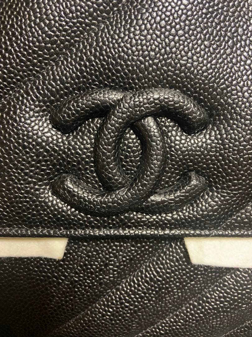 ジャーニー　シャネル CHANEL バイアスステッチ バッグキャビアスキン