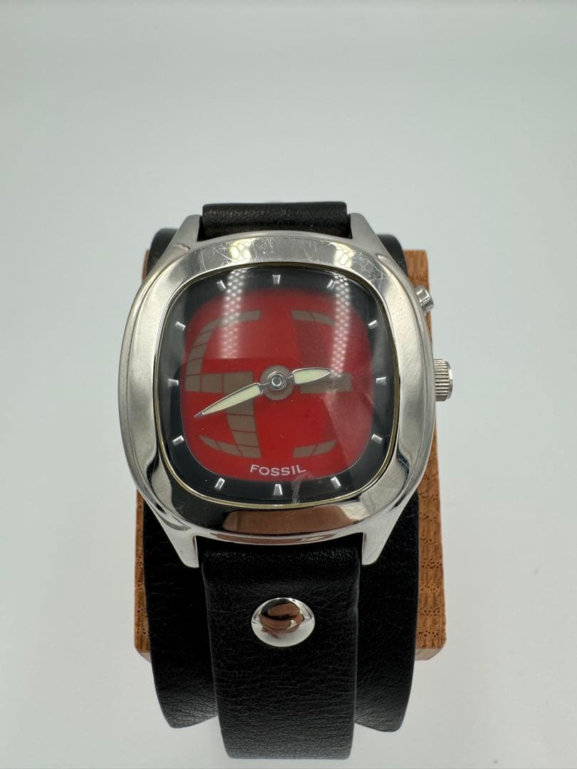 FOSSIL BIG TIC フォッシル　クォーツ腕時計　レザーベルト　 A30