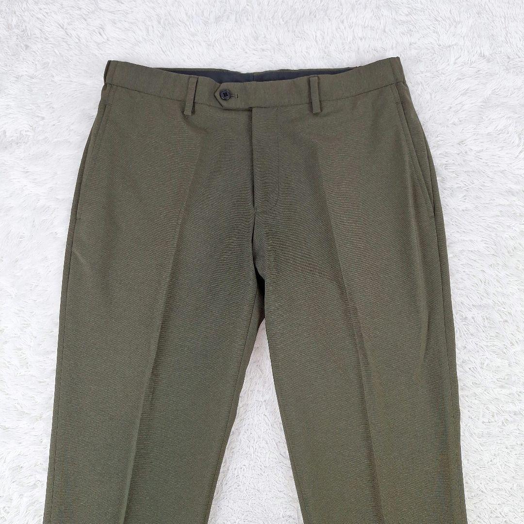 美品✨ユナイテッドアローズ　洗える　トラベルスーツ　ストレッチ　カーキ　XL