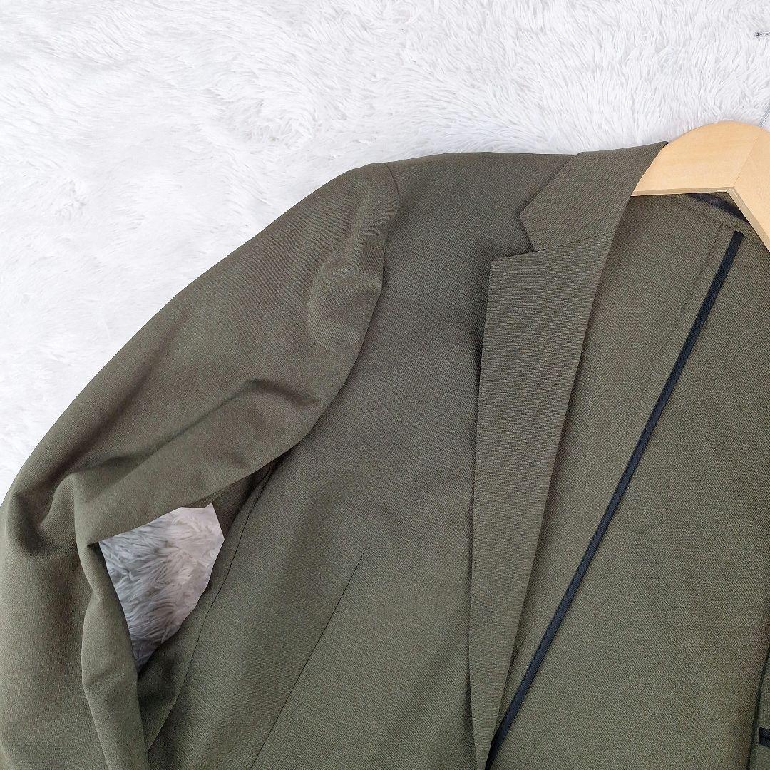 美品✨ユナイテッドアローズ　洗える　トラベルスーツ　ストレッチ　カーキ　XL