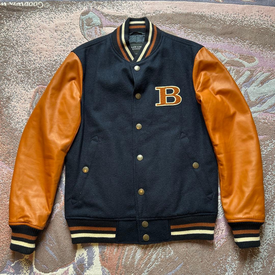 BURBERRY BLACK LABEL レザー　スタジャン M