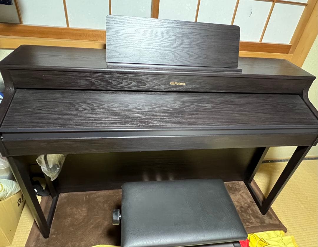 Roland 電子ピアノ ダークウッド 椅子付き