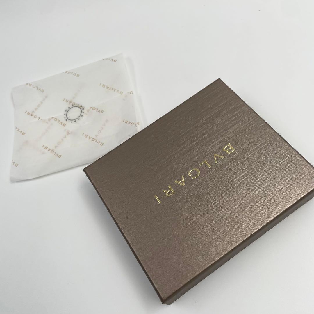 【✨美品 付属品付】 ブルガリ マン 折り財布 ビーゼロワン RFID ネイビー