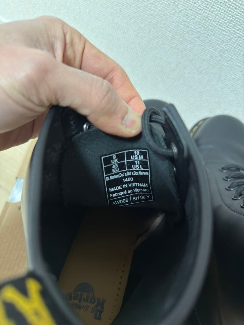 靴 Classic Dr. Martens 8-Eye Boots - Black