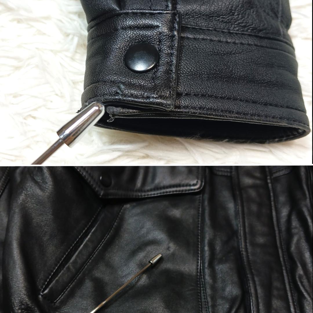 大きいサイズ✨　フライトジャケット　a2　g1　ボア　2way　短丈　本革　黒