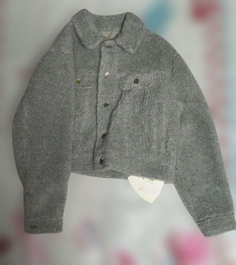 よ*し様 ジャケット　コート　ジェーンマープル　ボア　ライトグレー