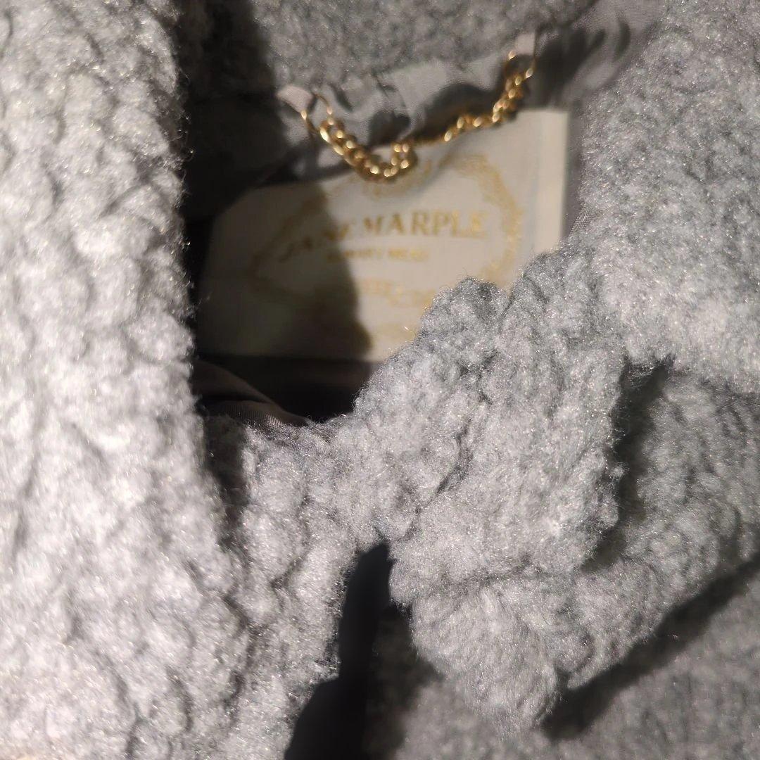 よ*し様 ジャケット　コート　ジェーンマープル　ボア　ライトグレー