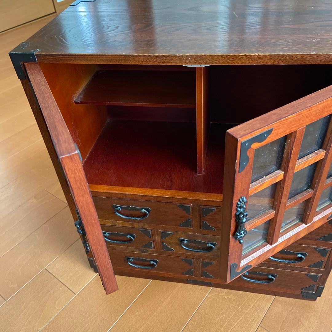 アンティーク木製収納インテリア 値段交渉歓迎　引き取り希望